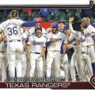 Texas Rangers 2025 Topps #593 Baseball Team Card