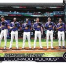 Colorado Rockies 2025 Topps #486 Baseball Team Card