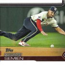 Marcus Semien 2025 Topps #383 Texas Rangers Baseball Card