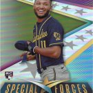 Jackson Chourio 2024 Topps Stadium Club Special Forces Rookie #SF-4 Milwaukee Brewers Baseball Card