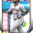 Yordan Alvarez 2025 Bowman #25 Houston Astros Baseball Card