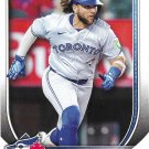 Bo Bichette 2025 Bowman #92 Toronto Blue Jays Baseball Card