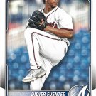 Didier Fuentes 2025 Bowman Prospects #BP-87 Atlanta Braves Baseball Card