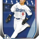 Hyeseong Kim 2025 Bowman Rookie #91 Los Angeles Dodgers Baseball Card
