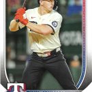Wyatt Langford 2025 Bowman #33 Texas Rangers Baseball Card