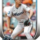 Eury Perez 2025 Bowman #39 Miami Marlins Baseball Card