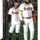 Ozzie Albies, Marcell Ozuna 2025 Topps Update #US229 Atlanta Braves Baseball Card