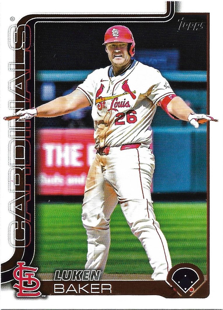 Luken Baker 2025 Topps Update #US153 St. Louis Cardinals Baseball Card