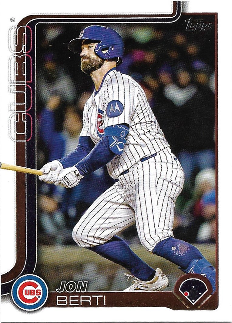 Jon Berti 2025 Topps Update #US139 Chicago Cubs Baseball Card