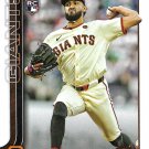 Raymond Burgos 2025 Topps Update Rookie #US115 San Francisco Giants Baseball Card