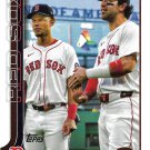 Kristian Campbell, Marcelo Mayer 2025 Topps Update Rookie #US241 Boston Red Sox Baseball Card