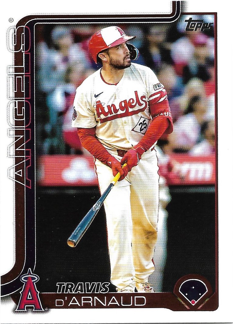 Travis d'Arnaud 2025 Topps Update #US33 Los Angeles Angels Baseball Card