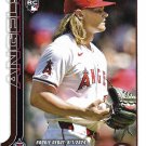 Caden Dana 2025 Topps Update Rookie Debut #US187 Los Angeles Angels Baseball Card
