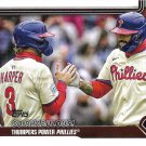Bryce Harper, Nick Castellanos 2025 Topps Update #US107 Philadelphia Phillies Baseball Card