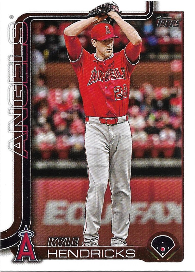 Kyle Hendricks 2025 Topps Update #US136 Los Angeles Angels Baseball Card