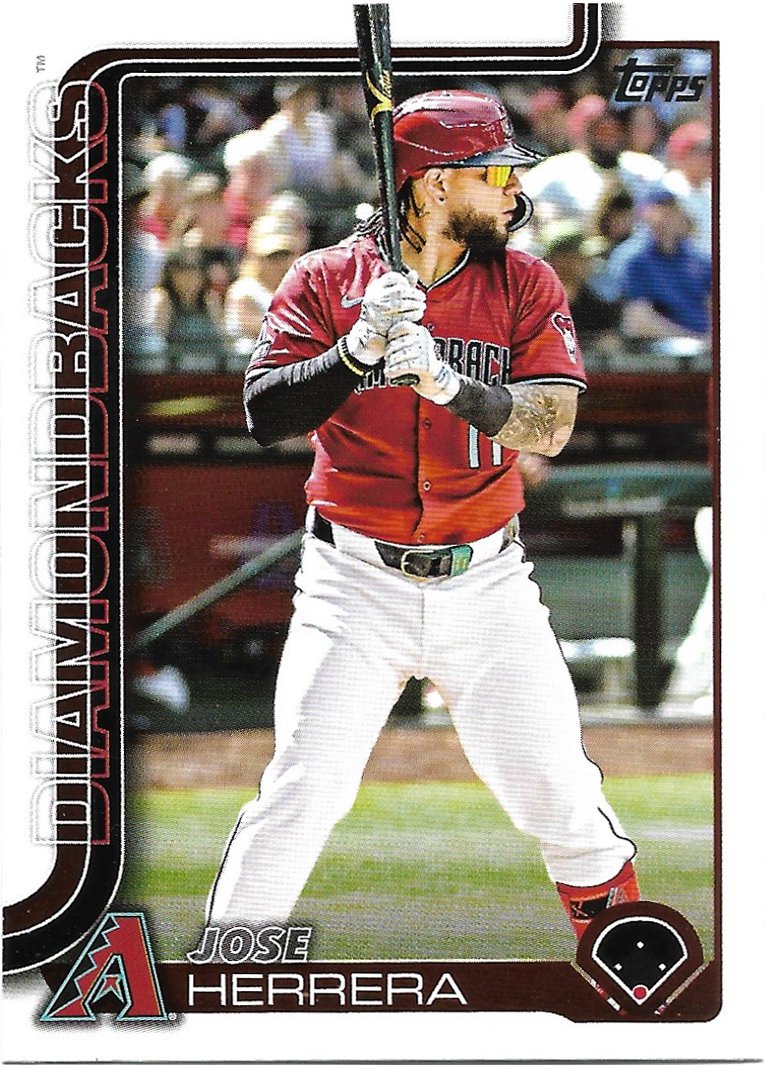 Jose Herrera 2025 Topps Update #US272 Arizona Diamondbacks Baseball Card