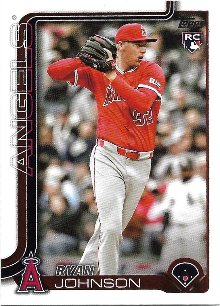 Ryan Johnson 2025 Topps Update Rookie #US121 Los Angeles Angels Baseball Card