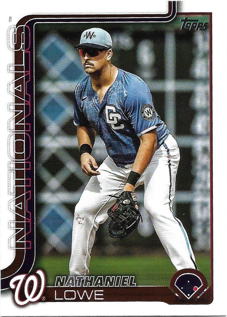 Nathaniel Lowe 2025 Topps Update #US230 Washington Nationals Baseball Card
