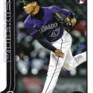 Juan Mejia 2025 Topps Update Rookie #US285 Colorado Rockies Baseball Card