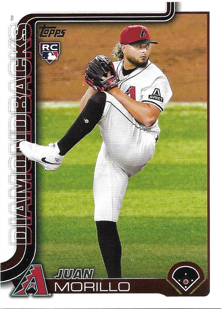 Juan Morillo 2025 Topps Update Rookie #US232 Arizona Diamondbacks Baseball Card