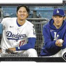 Shohei Ohtani, Roki Sasaki 2025 Topps Update #US269 Los Angeles Dodgers Baseball Card