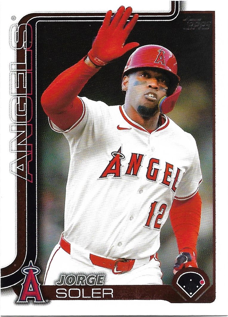 Jorge Soler 2025 Topps Update #US343 Los Angeles Angels Baseball Card