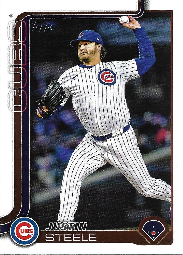 Justin Steele 2025 Topps Update #US248 Chicago Cubs Baseball Card
