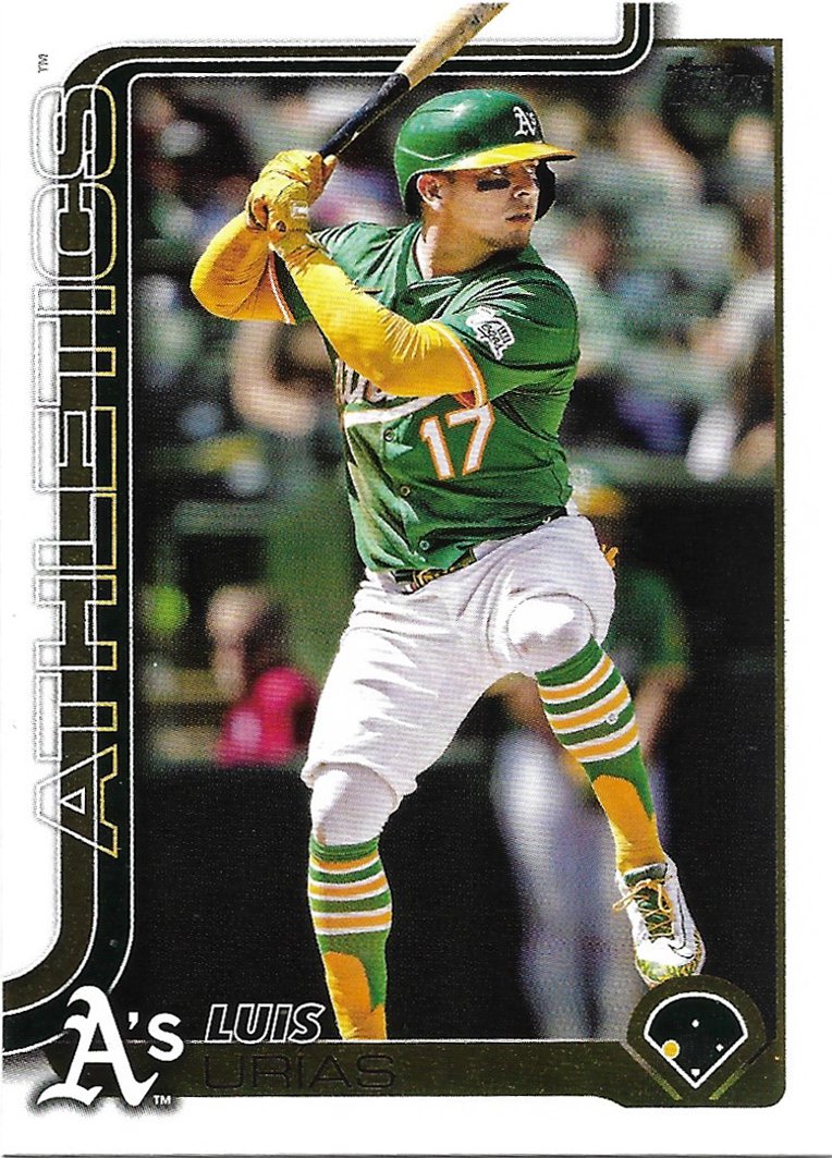 Luis Urias 2025 Topps Update #US334 Athletics Baseball Card