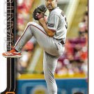 Justin Verlander 2025 Topps Update #US100 San Francisco Giants Baseball Card