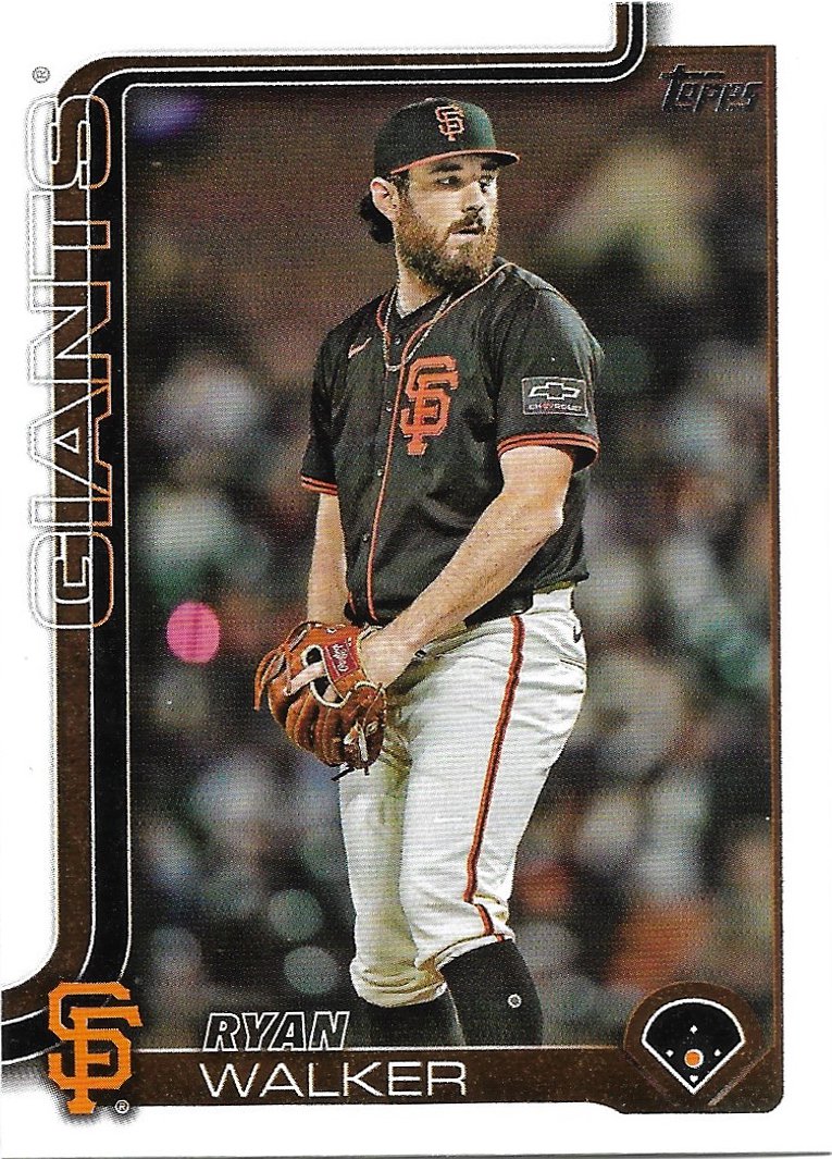 Ryan Walker 2025 Topps Update #US179 San Francisco Giants Baseball Card