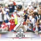Ozzie Albies 2025 Topps Stadium Club #40 Atlanta Braves Baseball Card
