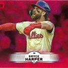 Bryce Harper 2025 Topps Stadium Club Red Foil #126 Philadelphia Phillies Baseball Card