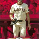 Justin Verlander 2025 Topps Stadium Club Red Foil #162 San Francisco Giants Baseball Card
