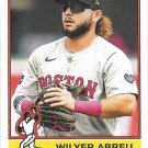 Wilyer Abreu 2025 Topps Heritage #89 Boston Red Sox Baseball Card