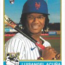 Luisangel Acuna 2025 Topps Heritage Rookie #274 New York Mets Baseball Card