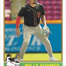 Willy Adames 2025 Topps Heritage #122 San Francisco Giants Baseball Card