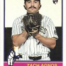 Zach Agnos 2025 Topps Heritage Rookie #541 Colorado Rockies Baseball Card