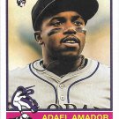 Adael Amador 2025 Topps Heritage Rookie #61 Colorado Rockies Baseball Card