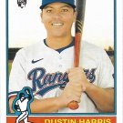 Dustin Harris 2025 Topps Heritage Rookie #114 Texas Rangers Baseball Card