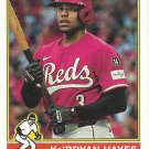 Ke'Bryan Hayes 2025 Topps Heritage #580 Cincinnati Reds Baseball Card
