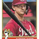 Austin Hays 2025 Topps Heritage #617 Cincinnati Reds Baseball Card