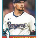 Andrew Heaney 2025 Topps Heritage #55 Texas Rangers Baseball Card