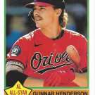 Gunnar Henderson 2025 Topps Heritage #174 Baltimore Orioles Baseball Card