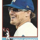 Enrique Hernandez 2025 Topps Heritage #604 Los Angeles Dodgers Baseball Card