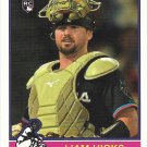 Liam Hicks 2025 Topps Heritage Rookie #640 Miami Marlins Baseball Card