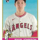 Ryan Johnson 2025 Topps Heritage Rookie #694 Los Angeles Angels Baseball Card