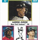Aaron Judge, Jose Ramirez, Brent Rooker 2025 Topps Heritage #196 Baseball Card