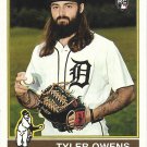Tyler Owens 2025 Topps Heritage Rookie #522 Detroit Tigers Baseball Card