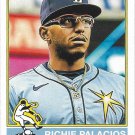 Richie Palacios 2025 Topps Heritage #185 Tampa Bay Rays Baseball Card
