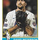 David Peterson 2025 Topps Heritage #57 New York Mets Baseball Card